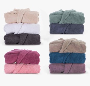 Μπουρνούζι με Γιακά Nef-Nef Fresh Mauve