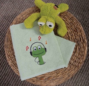 Παιδικές Πετσέτες Σετ (2τμχ) Nef- Nef Pop Dinos Green