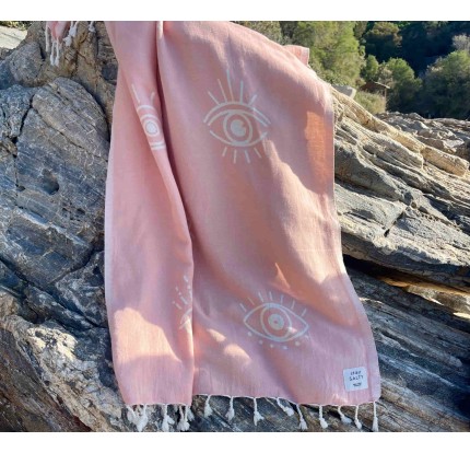 Πετσέτα Θαλάσσης 90x1.70 Nef-Nef Eyes On Me Pink