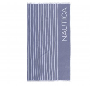 Πετσέτα Θαλάσσης 90x1.70 Nautica Nau Stripe Denim