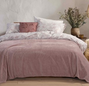Κουβέρτα Fleece Υπέρδιπλη Nef - Nef Worth Mauve Κουβέρτα Fleece Υπέρδιπλη Nef - Nef Worth Mauve