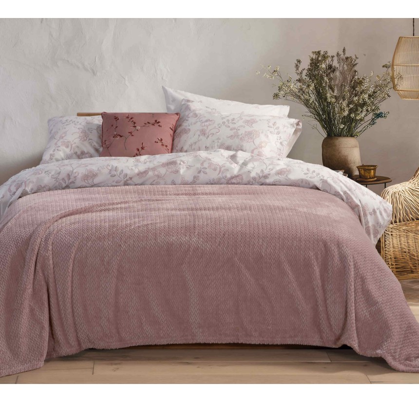 Κουβέρτα Fleece Υπέρδιπλη Nef - Nef Worth Mauve Κουβέρτα Fleece Υπέρδιπλη Nef - Nef Worth Mauve