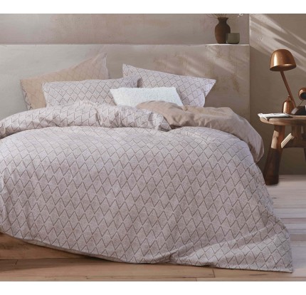 Παπλωματοθήκη Υπέρδιπλη (Σετ) Φανελένια Nef-Nef Torredo Beige Παπλωματοθήκη Υπέρδιπλη (Σετ) Φανελένια Nef-Nef Torredo Beige