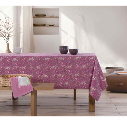 Αλέκιαστο Τραπεζομάντηλο (1.40x 1.40) Nef-Nef Odete Mauve Αλέκιαστο Τραπεζομάντηλο (1.40x 1.40) Nef-Nef Odete Mauve