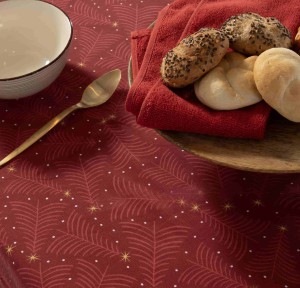 Χριστουγεννιάτικο Τραπεζομάντηλο (140x 240) Nef - Nef December Red