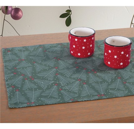 Τραβέρσα 45x140 Nef-Nef December Forest Green Τραβέρσα 45x140 Nef-Nef December Forest Green