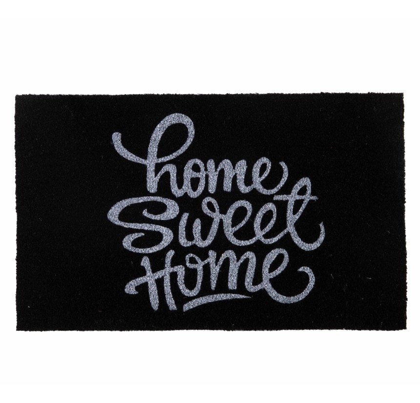 Χαλάκι Εισόδου 45x75 Nef-Nef Home Sweet Home Black