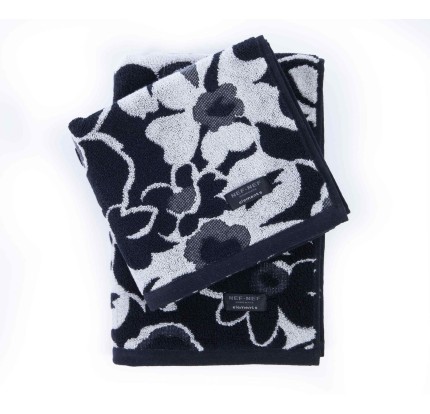 Πετσέτα Σώματος (70x 140) Nef-Nef Blossen Grey/ Black