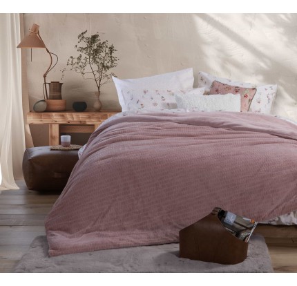 Κουβερτοπάπλωμα Μονό Nef -Nef Ezra-24 Rose Κουβερτοπάπλωμα Μονό Nef -Nef Ezra-24 Rose