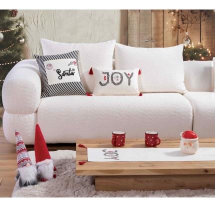 Χριστουγεννιάτικο Διακοσμητικό Μαξιλάρι (45x 45) Nef- Nef Christmas Is All Around Ecru Χριστουγεννιάτικο Διακοσμητικό Μαξιλάρι (45x 45) Nef- Nef Christmas Is All Around Ecru