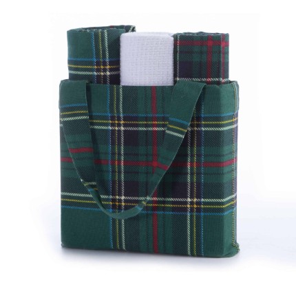 Χριστουγεννιάτικο Καλάθι με Πετσέτες Κουζίνας Σετ 3τμχ Santa Basket Green/White Χριστουγεννιάτικο Καλάθι με Πετσέτες Κουζίνας Σετ 3τμχ Santa Basket Green/White