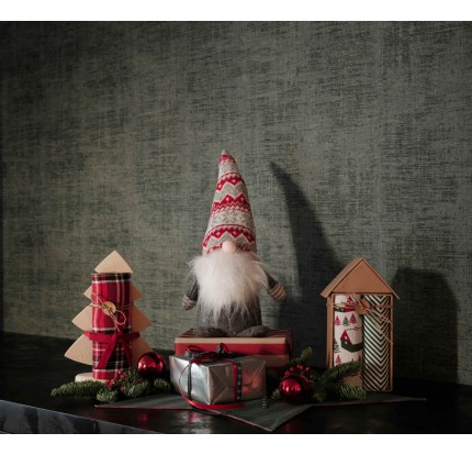 Διακοσμητικό Ξύλινο Δέντρο με Πετσέτα Κουζίνας Christmas Tree Green