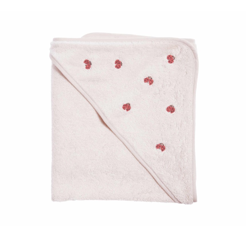 Βρεφική Κάπα 75x75 Nef-Nef Lady Bug Ecru Βρεφική Κάπα 75x75 Nef-Nef Lady Bug Ecru