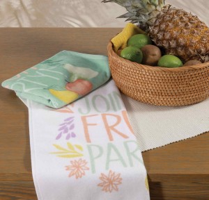 Πετσέτα Κουζίνας Βελουτέ Nef-Nef 40x60 Fruit Party White Πετσέτα Κουζίνας Βελουτέ Nef-Nef 40x60 Fruit Party White