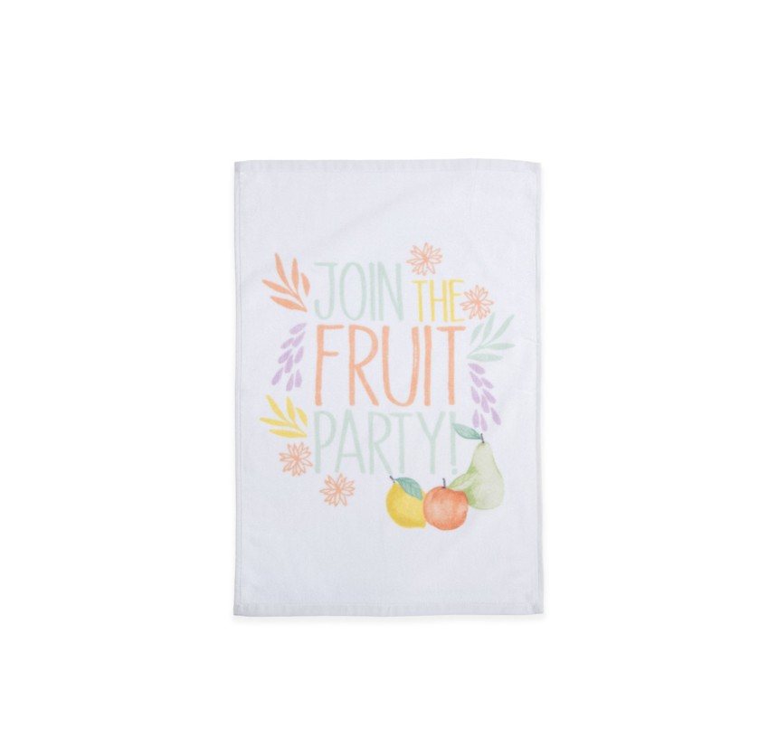 Πετσέτα Κουζίνας Βελουτέ Nef-Nef 40x60 Fruit Party White Πετσέτα Κουζίνας Βελουτέ Nef-Nef 40x60 Fruit Party White