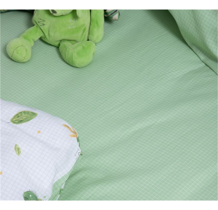 Παιδικά Σεντόνια Μονά (Σετ) Nef - Nef Cute Reptiles White/Green Παιδικά Σεντόνια Μονά (Σετ) Nef - Nef Cute Reptiles White/Green