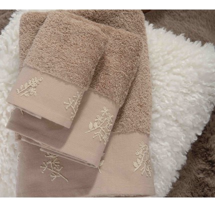 Σετ Πετσέτες 3τμχ Nef-Nef Perfection Beige Σετ Πετσέτες 3τμχ Nef-Nef Perfection Beige