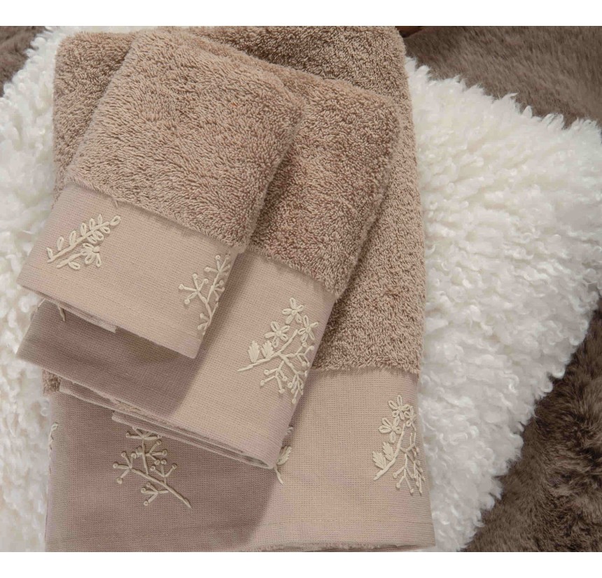 Σετ Πετσέτες 3τμχ Nef-Nef Perfection Beige Σετ Πετσέτες 3τμχ Nef-Nef Perfection Beige