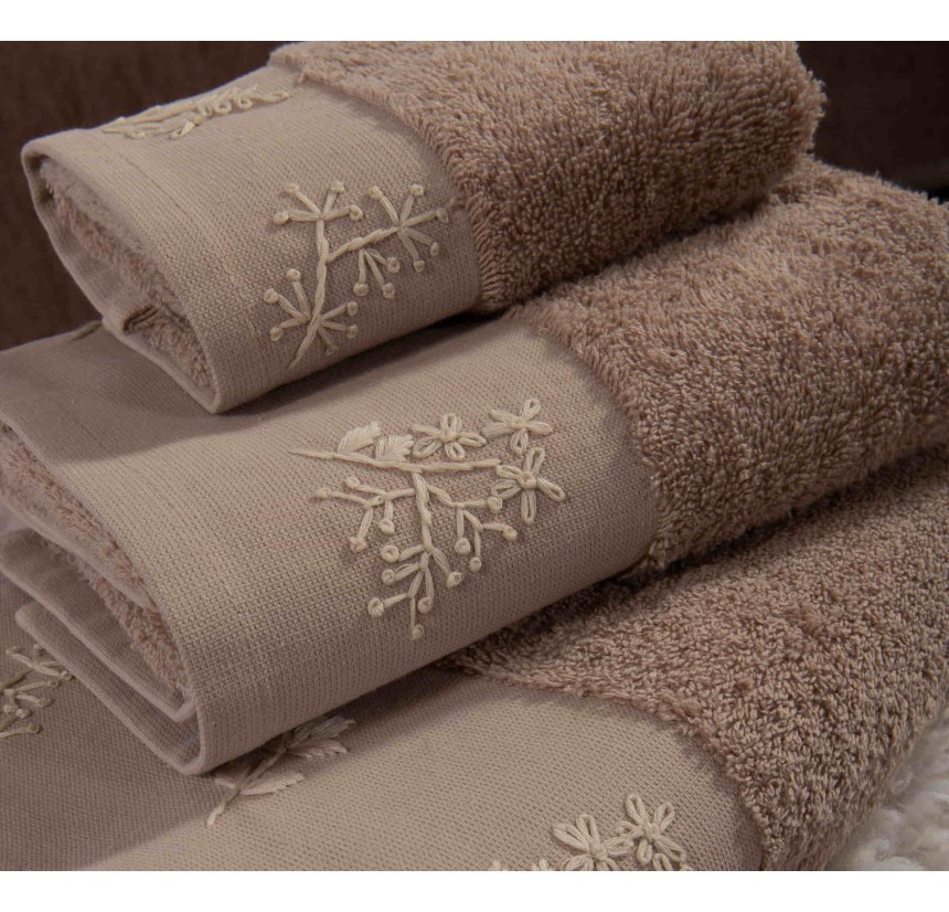 Σετ Πετσέτες 3τμχ Nef-Nef Perfection Beige Σετ Πετσέτες 3τμχ Nef-Nef Perfection Beige