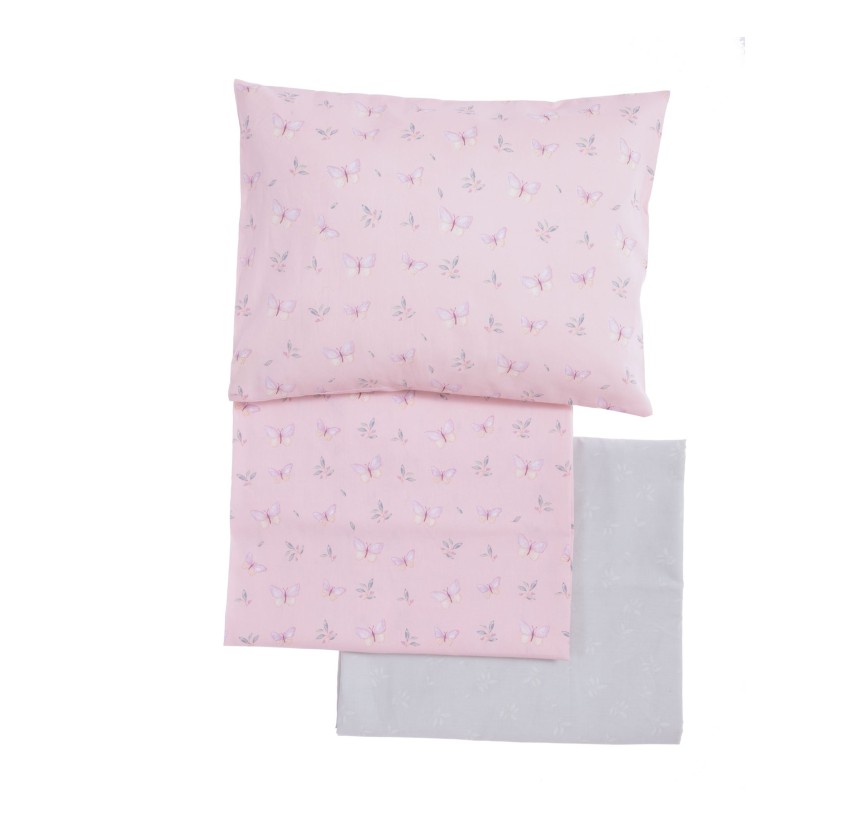 Σεντόνια Κούνιας (Σετ) Nef-Nef Wings Of Joy Pink Σεντόνια Κούνιας (Σετ) Nef-Nef Wings Of Joy Pink