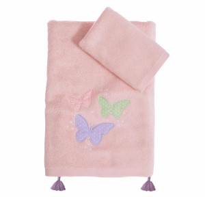 Παιδικές Πετσέτες Σετ (2τμχ) Nef- Nef Wings Of Joy Pink Παιδικές Πετσέτες Σετ (2τμχ) Nef- Nef Wings Of Joy Pink