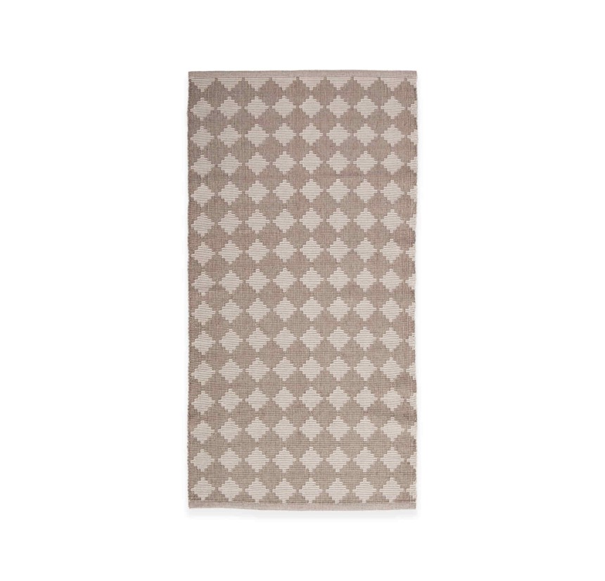 Χαλί 70x140 Nef-Nef Rhomboid Beige Χαλί 70x140 Nef-Nef Rhomboid Beige