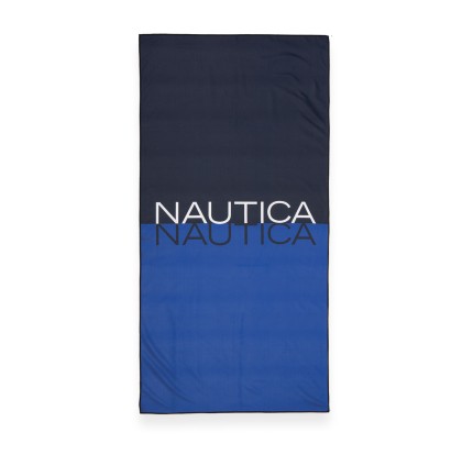 Πετσέτα Θαλάσσης από Μικροΐνες Nautica-Nau Duocolor 80x160 Blue Πετσέτα Θαλάσσης από Μικροΐνες Nautica-Nau Duocolor 80x160 Blue