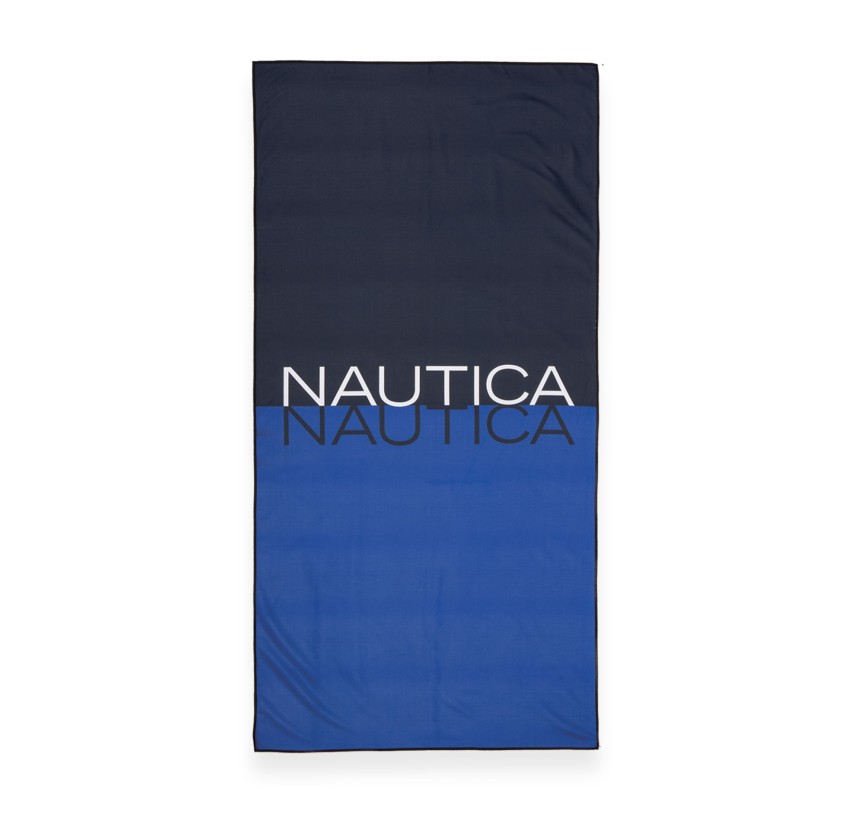 Πετσέτα Θαλάσσης από Μικροΐνες Nautica-Nau Duocolor 80x160 Blue Πετσέτα Θαλάσσης από Μικροΐνες Nautica-Nau Duocolor 80x160 Blue