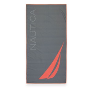 Πετσέτα Θαλάσσης από Μικροΐνες Nautica-Nau Mast 80x160 Grey Πετσέτα Θαλάσσης από Μικροΐνες Nautica-Nau Mast 80x160 Grey