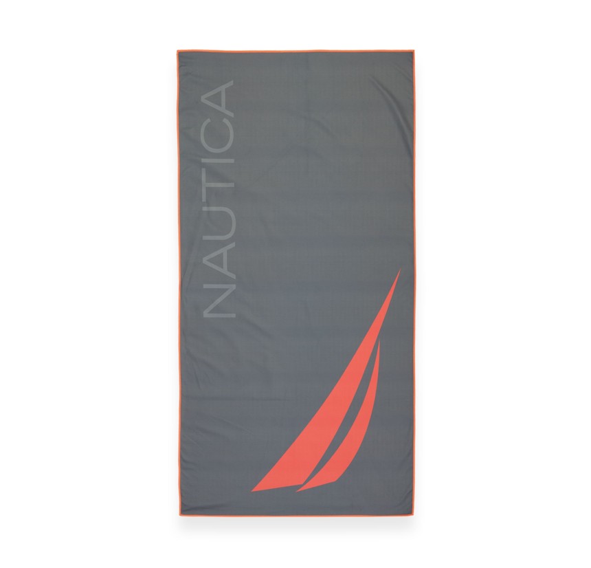 Πετσέτα Θαλάσσης από Μικροΐνες Nautica-Nau Mast 80x160 Grey Πετσέτα Θαλάσσης από Μικροΐνες Nautica-Nau Mast 80x160 Grey