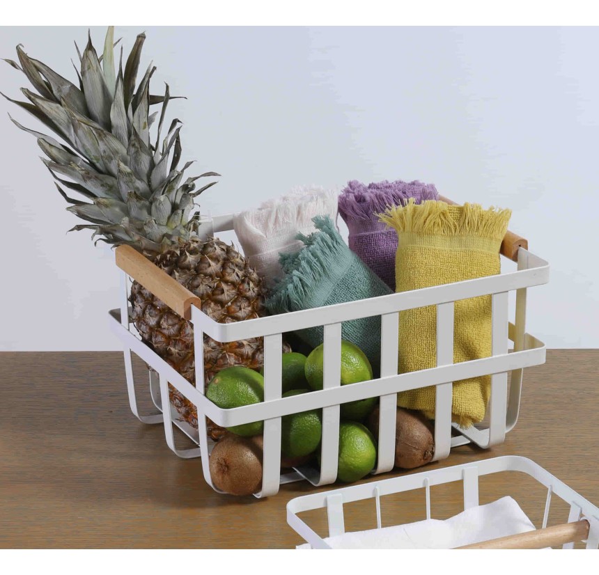 Καλάθι 31x26x16.5 Nef-Nef Sezen White Καλάθι 31x26x16.5 Nef-Nef Sezen White