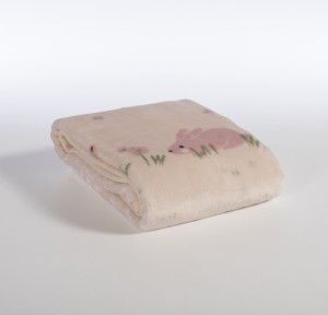 Βρεφική Κουβέρτα Κούνιας 100x140 Nef-Nef Country Bunny Ivory
