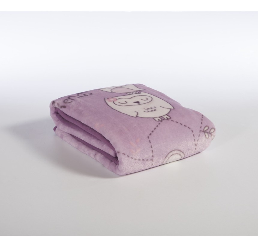Βρεφική Κουβέρτα Κούνιας 100x140 Nef-Nef Best Friends Lilac