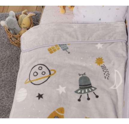 Βρεφική Κουβέρτα Αγκαλιάς 75x100 Nef-Nef My Universe Cloud Grey Βρεφική Κουβέρτα Αγκαλιάς 75x100 Nef-Nef My Universe Cloud Grey