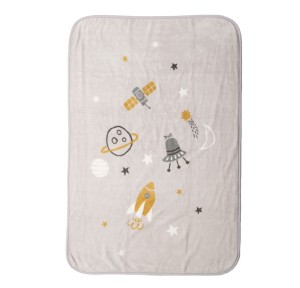Βρεφική Κουβέρτα Κούνιας 100x140 Nef-Nef My Universe Cloud Grey