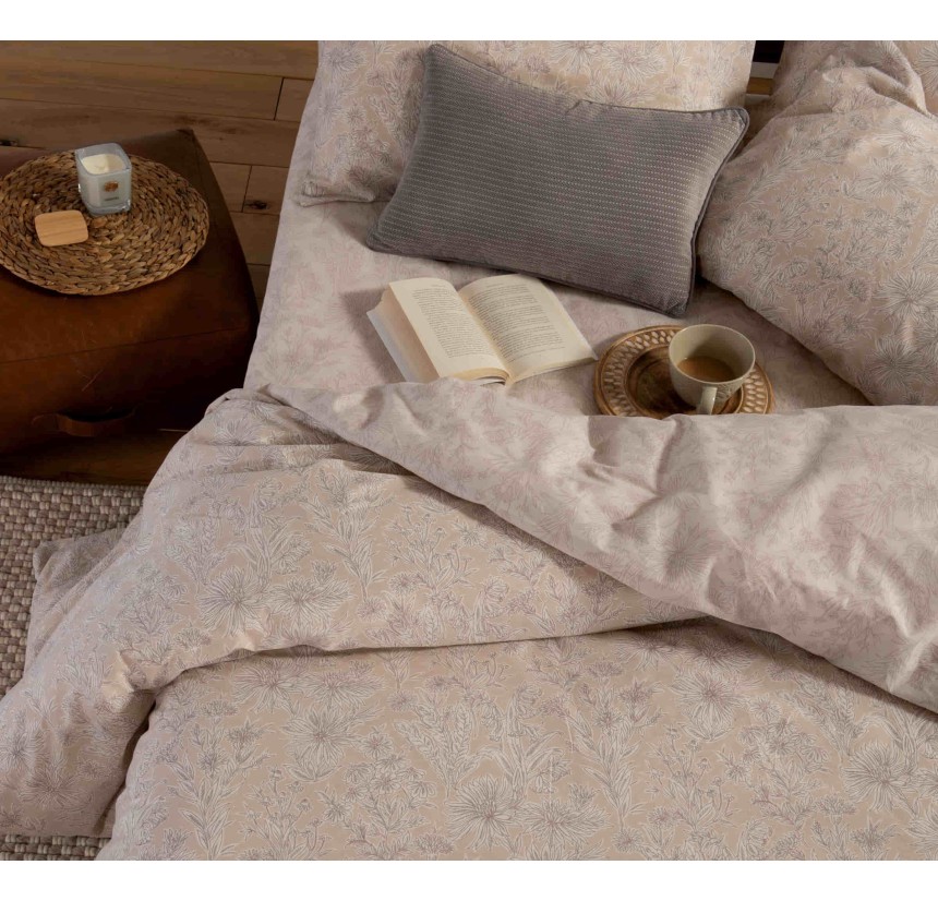 Σεντόνια Υπέρδιπλα (Σετ) με Λάστιχο Nef - Nef Lucil Beige Σεντόνια Υπέρδιπλα (Σετ) με Λάστιχο Nef - Nef Lucil Beige