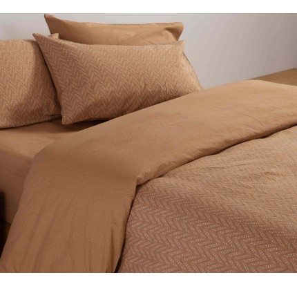 Σεντόνια Υπέρδιπλα (Σετ) Nef - Nef Suspen Caramel