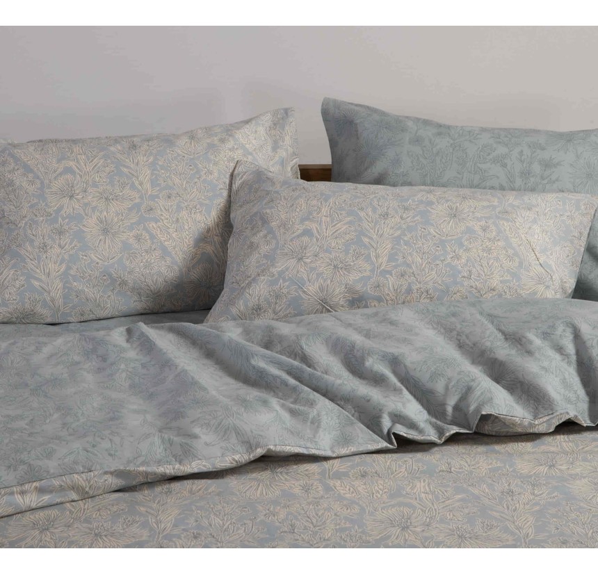 Σεντόνια Υπέρδιπλα (Σετ) με Λάστιχο Nef - Nef Lucil Blue Σεντόνια Υπέρδιπλα (Σετ) με Λάστιχο Nef - Nef Lucil Blue