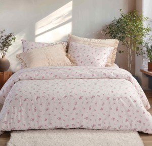 Παπλωματοθήκη Υπέρδιπλη (Σετ) Nef - Nef Loraley Pink Παπλωματοθήκη Υπέρδιπλη (Σετ) Nef - Nef Loraley Pink