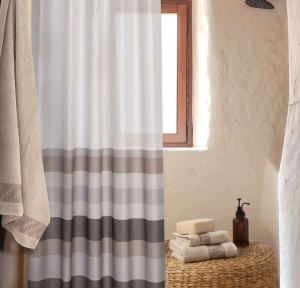 Κουρτίνα Μπάνιου 180x 200 Nef - Nef Depreo Beige Κουρτίνα Μπάνιου 180x 200 Nef - Nef Depreo Beige