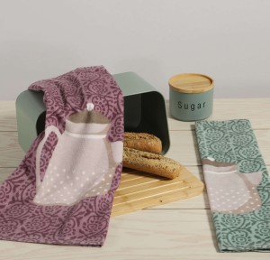 Πετσέτα Κουζίνας Βελουτέ  40x60 Nef-Nef My Teapot Mauve Πετσέτα Κουζίνας Βελουτέ  40x60 Nef-Nef My Teapot Mauve