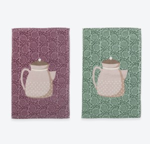 Πετσέτα Κουζίνας Βελουτέ  40x60 Nef-Nef My Teapot Mauve Πετσέτα Κουζίνας Βελουτέ  40x60 Nef-Nef My Teapot Mauve