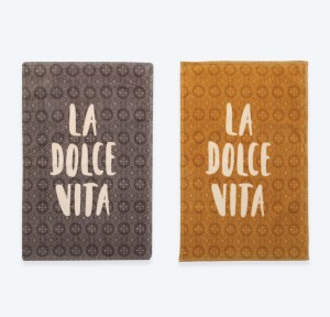 Πετσέτα Κουζίνας Βελουτέ  40x60 Nef-Nef La Dolce Vita Grey