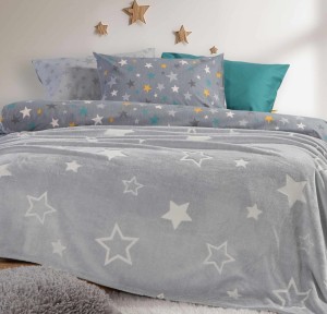 Παιδική Κουβέρτα Fleece Μονή Nef - Nef Starlight Grey Παιδική Κουβέρτα Fleece Μονή Nef - Nef Starlight Grey