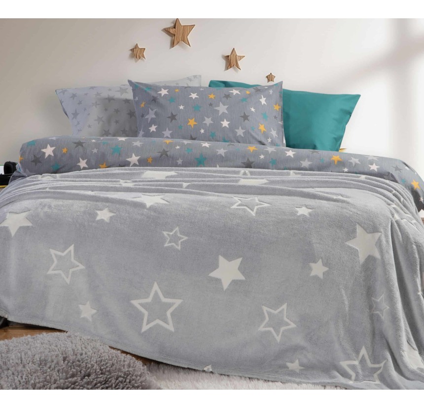 Παιδική Κουβέρτα Fleece Μονή Nef - Nef Starlight Grey Παιδική Κουβέρτα Fleece Μονή Nef - Nef Starlight Grey