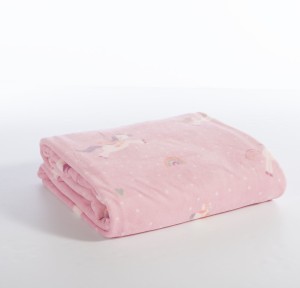 Παιδική Κουβέρτα Fleece Μονή Nef - Nef Unicorns Style Lilac