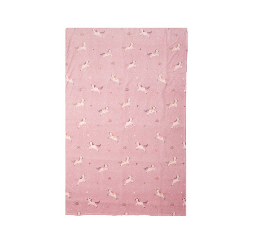 Παιδική Κουβέρτα Fleece Μονή Nef - Nef Unicorns Style Lilac