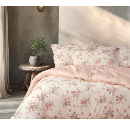 Σεντόνια Υπέρδιπλα (Σετ) Βαμβακοσατέν Nef - Nef Lefebr Ecru/ Rose Σεντόνια Υπέρδιπλα (Σετ) Βαμβακοσατέν Nef - Nef Lefebr Ecru/ Rose