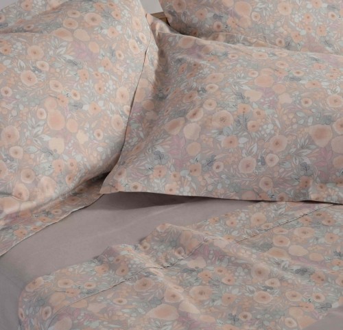 Σεντόνια Υπέρδιπλα (Σετ) Βαμβακοσατέν Nef - Nef Alystran Grey