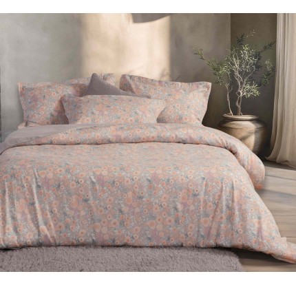 Παπλωματοθήκη Υπέρδιπλη (ΣΕΤ) Βαμβακοσατέν Nef - Nef Alystran Grey Παπλωματοθήκη Υπέρδιπλη (ΣΕΤ) Βαμβακοσατέν Nef - Nef Alystran Grey